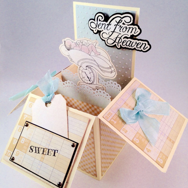 Sent from Heaven Baby pop-up card