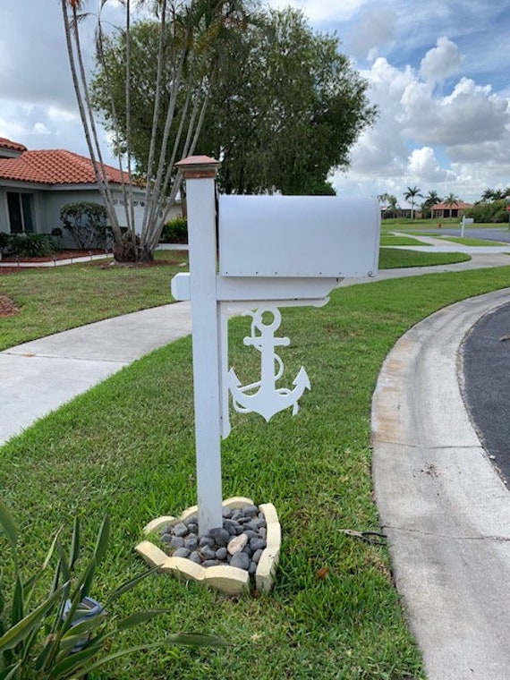 Mailbox Bracket Anchor with Rope Large 16x21 inch Custom Etsy