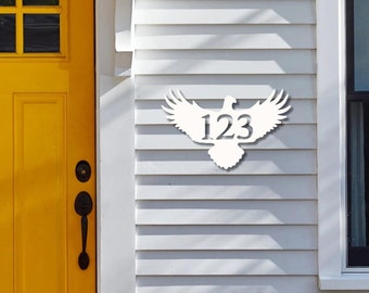 Eagle Address Plaque – Coastal Outdoor Personalized Sign