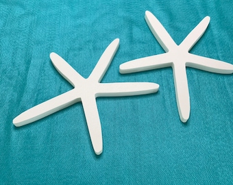 Starfish Pencil Wall Art – Coastal Shutter Embellishment, Tropical Decor (8x4)