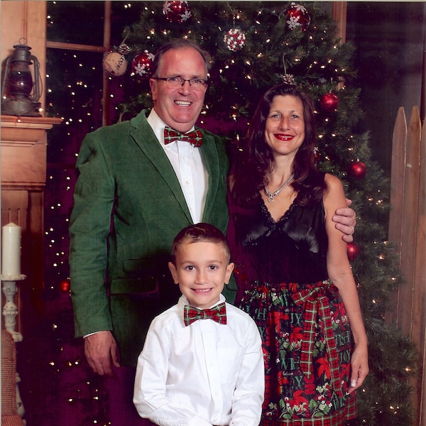 dad and son matching bow ties