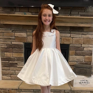 white confirmation dresses