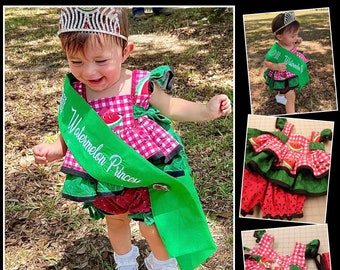 Watermelon top pageant outfit