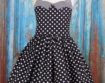 Vestido de los años 50 para niñas, atuendo de los años 50, ropa de