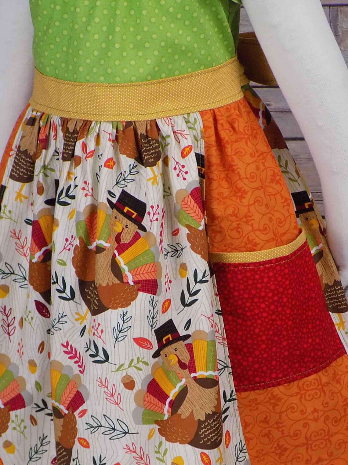 2T Thanksgiving Dress Turkey Dress READY to SHIP Etsy