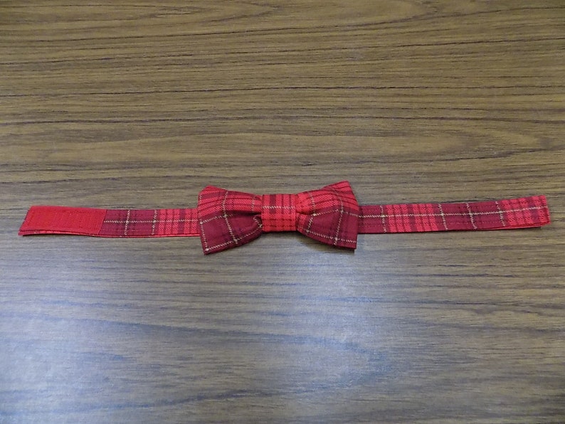 Red, Plaid, Christmas Vest, Bow Tie, Boys, Matching Outfit, Brother Sister Set, Clothes, Sibling Set, Girl Dress, Toddler, Tween, Made Match image 3