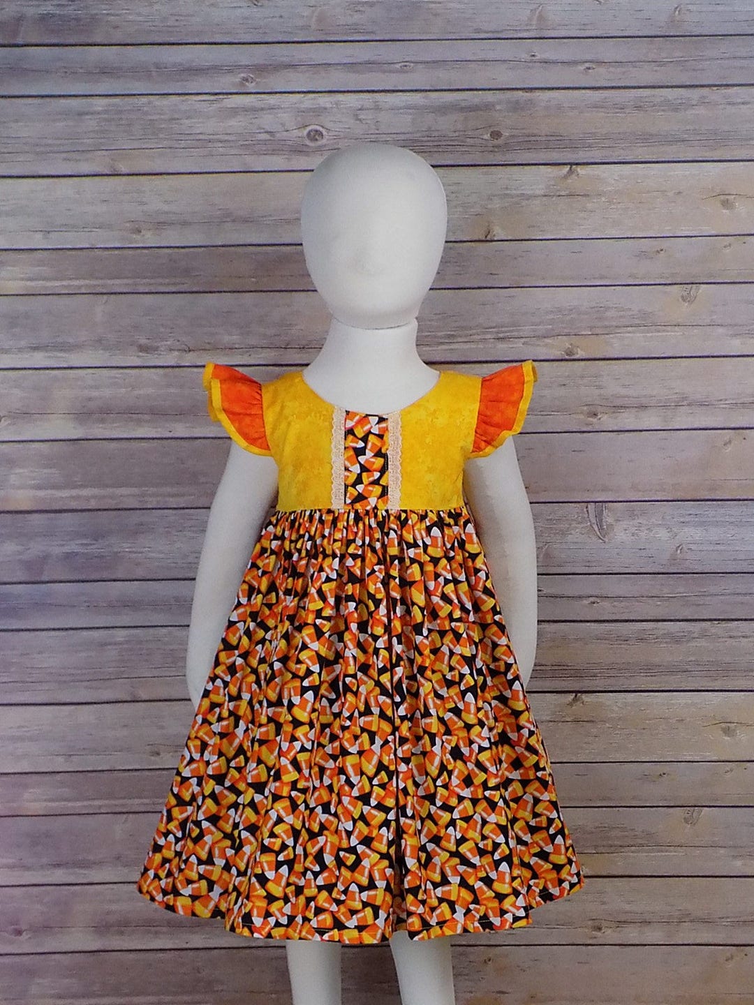 Candy Corn Color Block Dress main image 0
