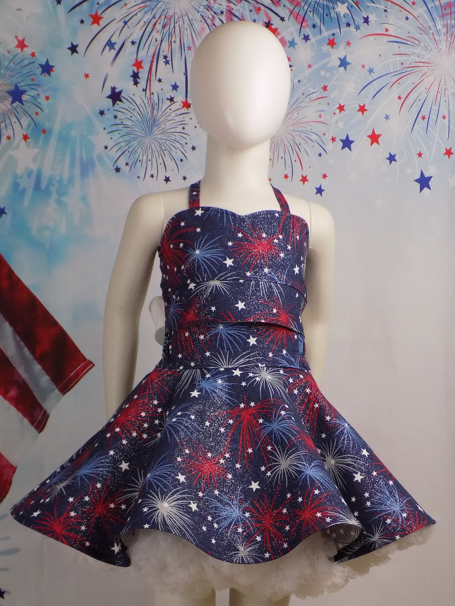 Patriotic Pageant Wear 4th July Outfit Girls 4th July Dress  Etsy