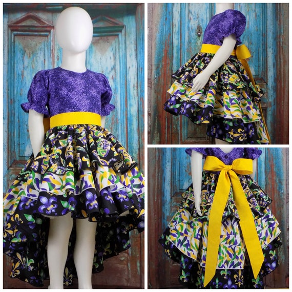 purple and gold dress casual