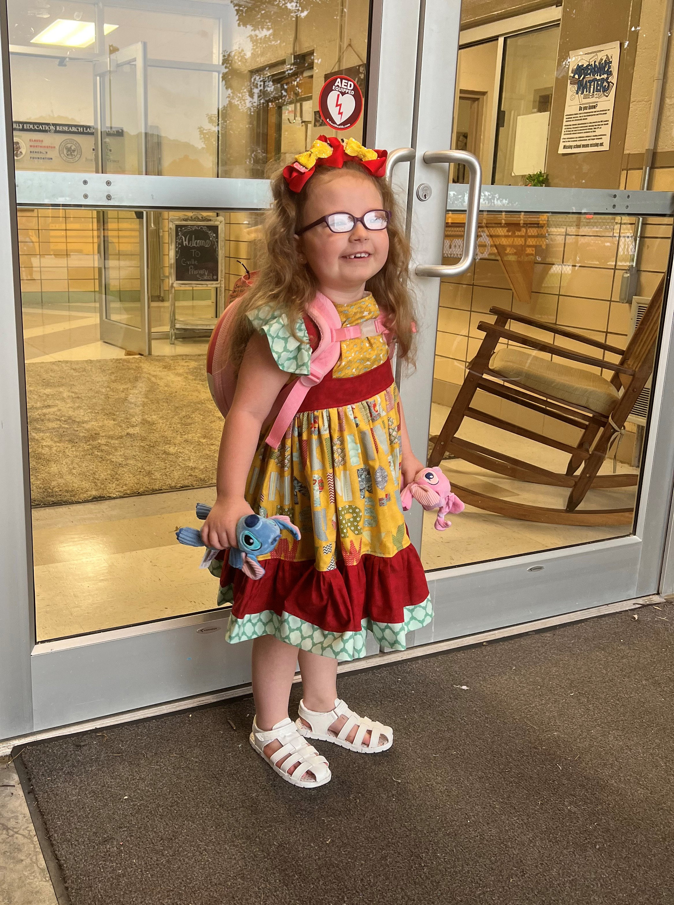 Back to School Dress, School, Pageant Wear, OOC, First Day of School, Girl, Back to School Outfit, ABC, Alphabet, Kindergarten, Pre, Yellow