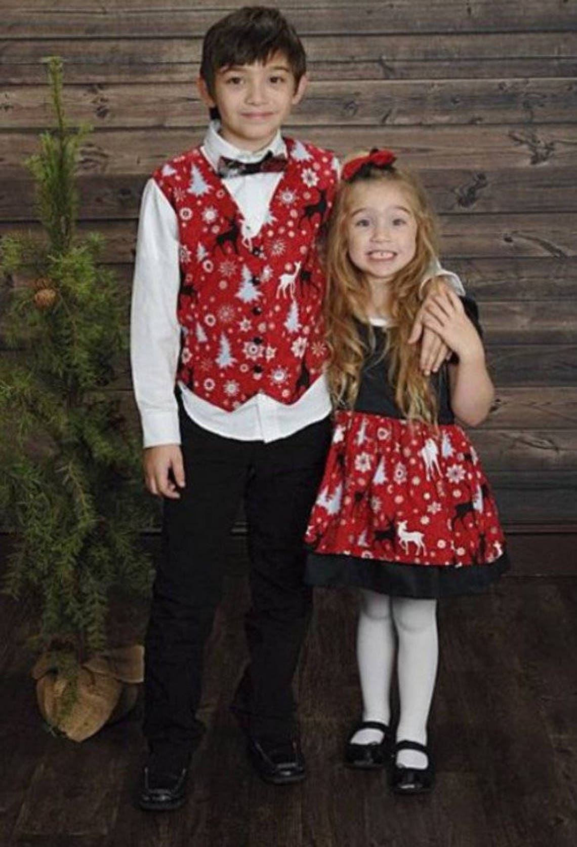 Matching Outfit Brother Sister Set CHRISTMAS PLAID  Etsy