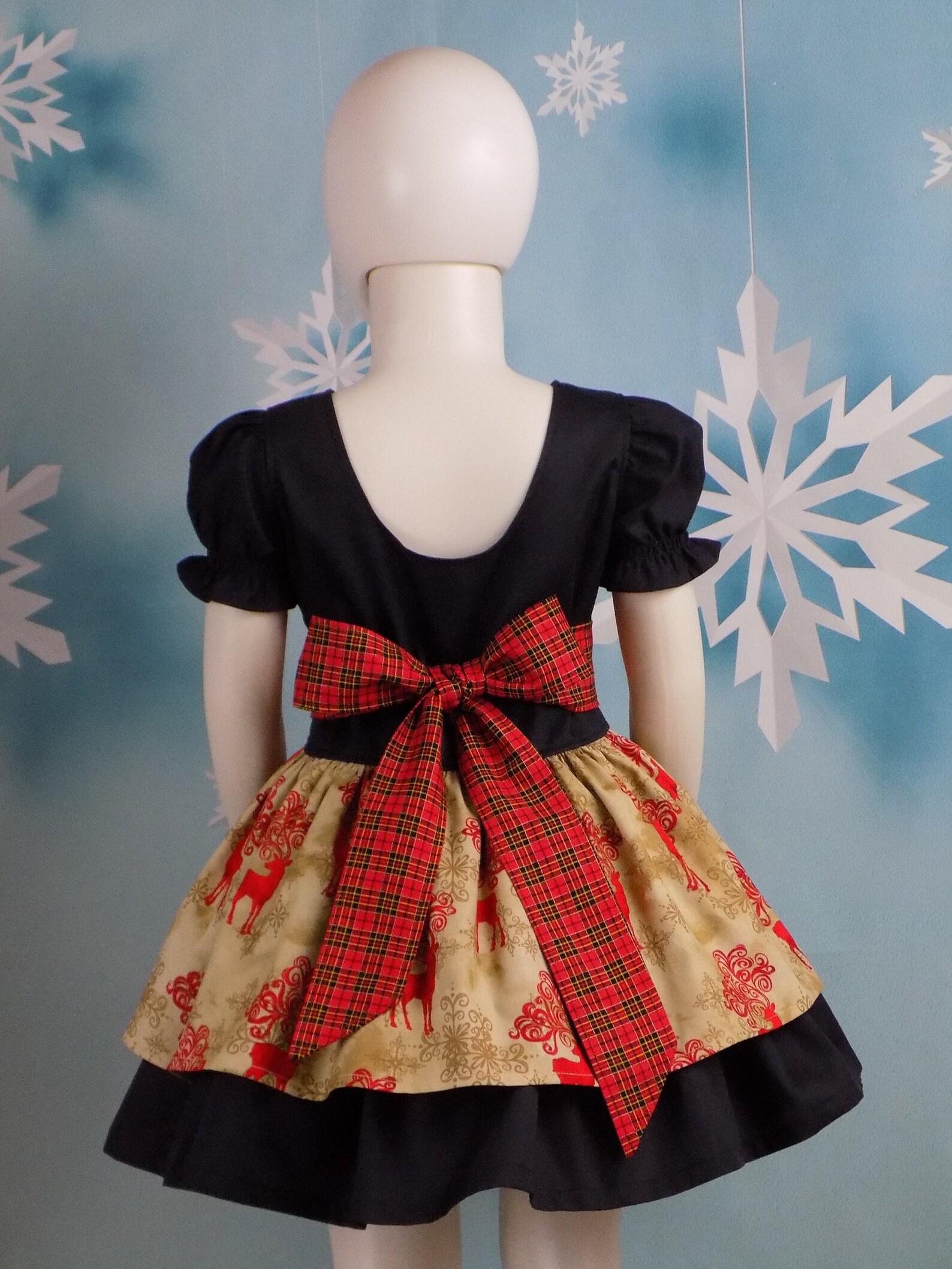 Black Reindeer Dress