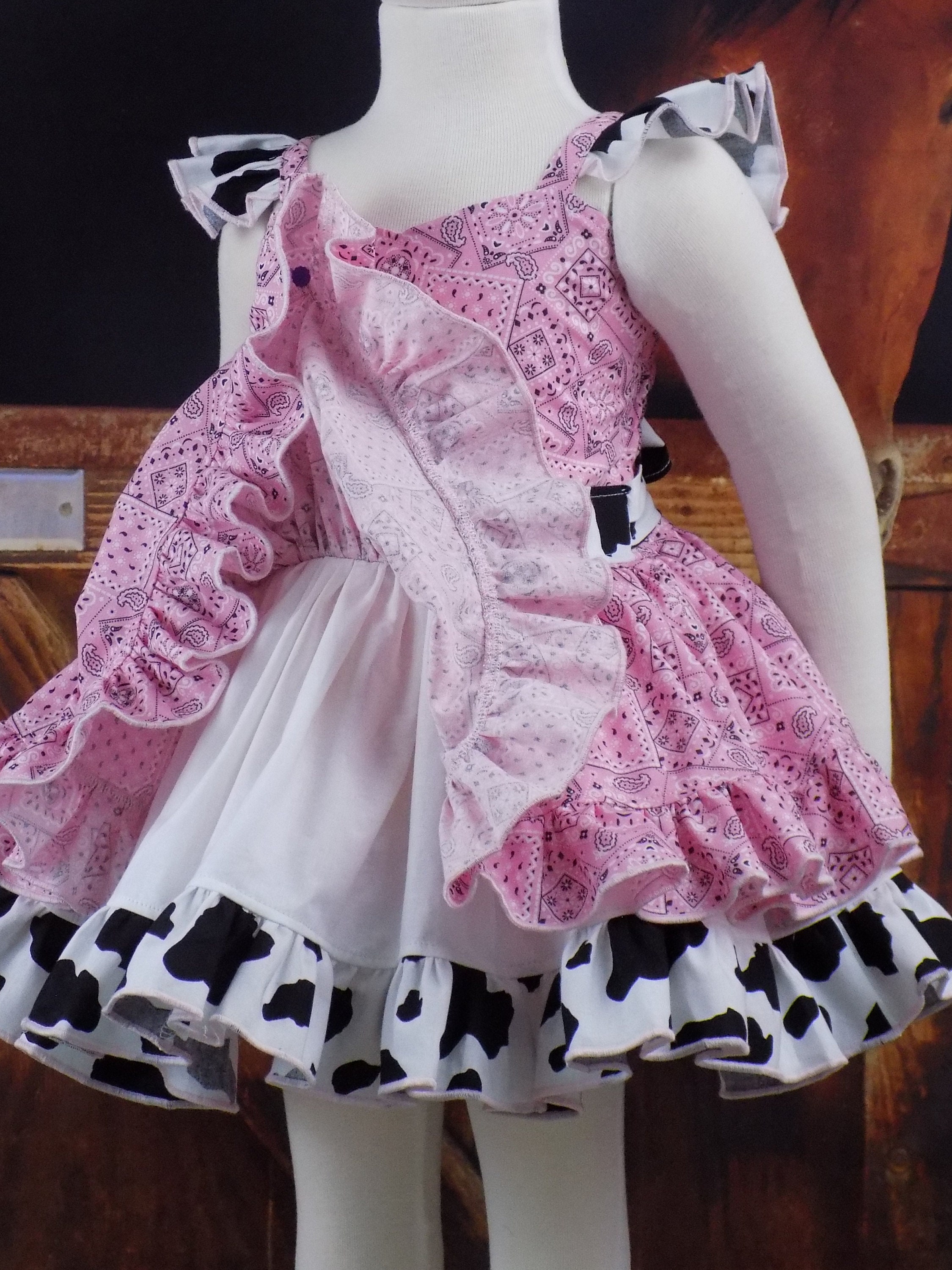 Pink clearance western dress