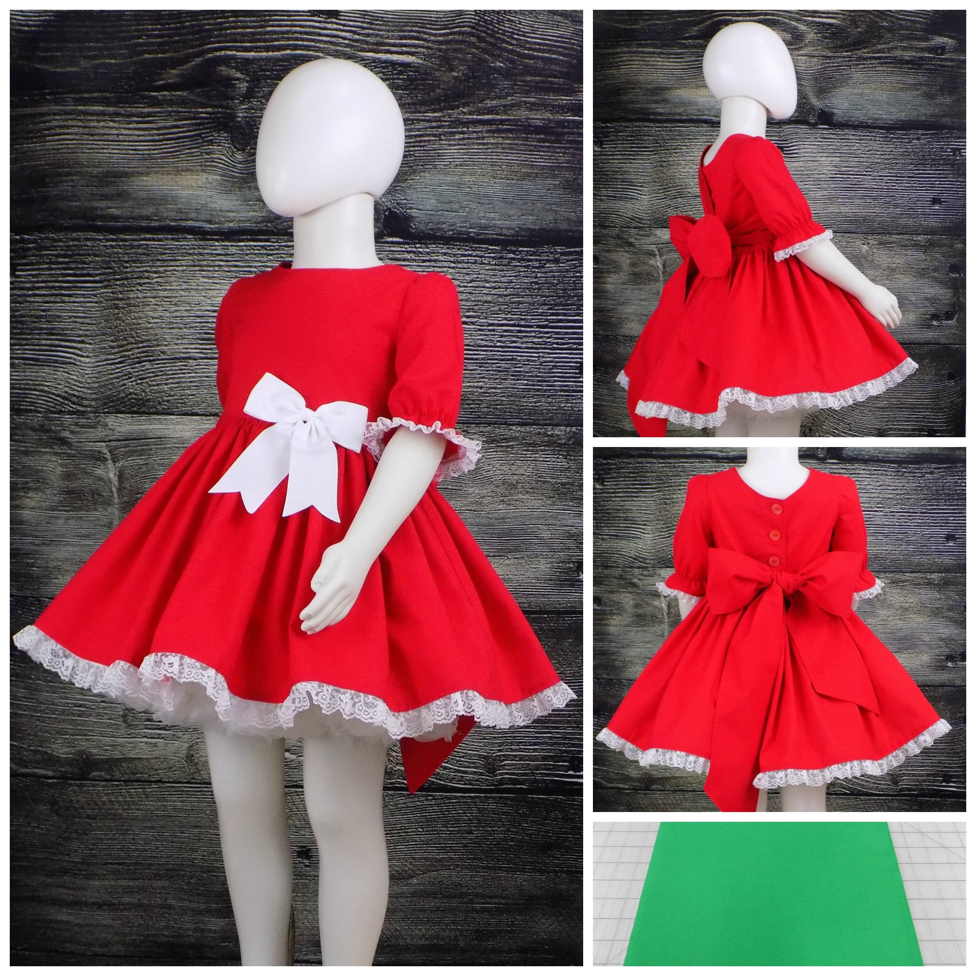 Red Christmas Dress Valentine Day Dress 