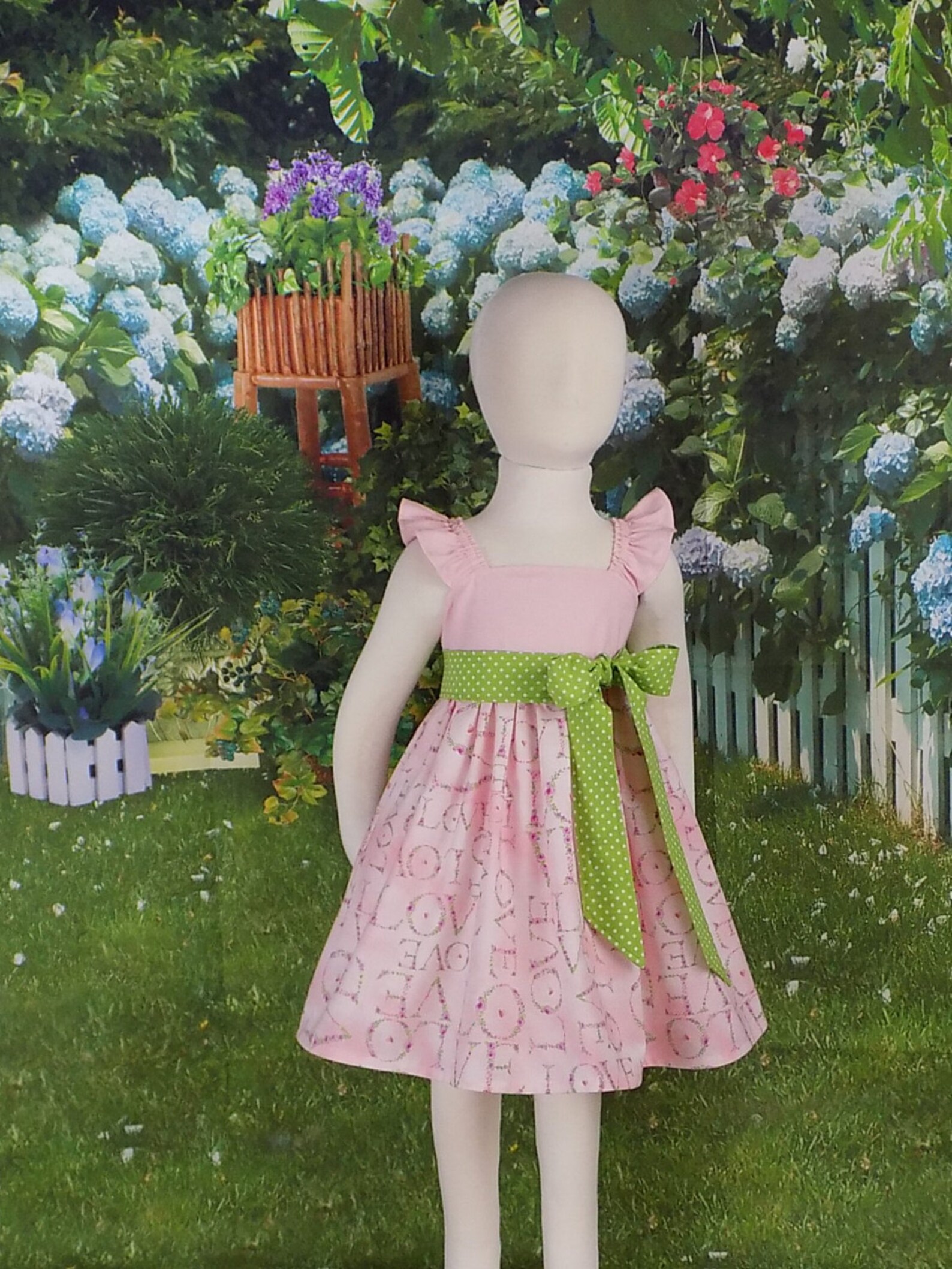 Pink Easter Dress Spring Dress Valentines Day Toddler Etsy