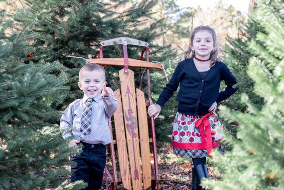Christmas plaid skirt youth online