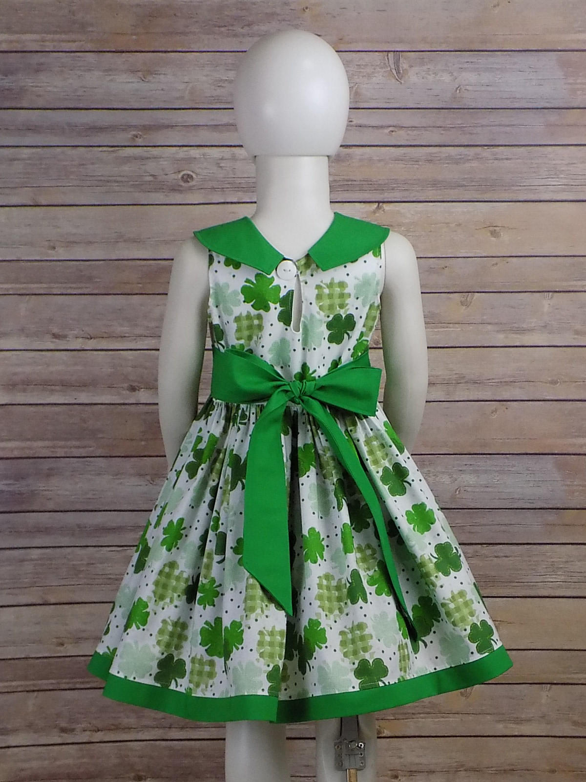 Girls Shamrock Dress, St Patricks Day Dress, Green, Toddler, Parade, Clover, Baby, School, Tween, Lucky Irish, Outfit, Brother Sister, Set