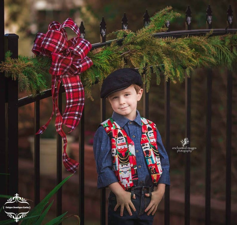 Boys Christmas Vest Nutcracker Holiday Vest Brother Etsy