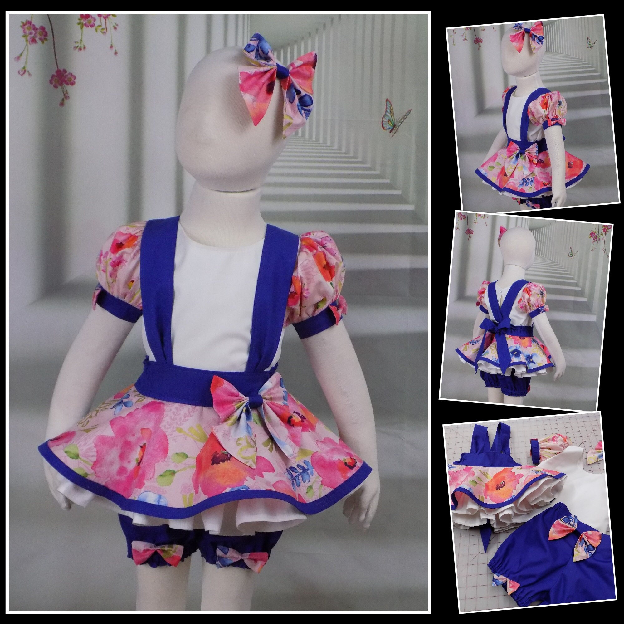Floral Casual Wear Pink Wear Pageant Wear Casual Wear Set