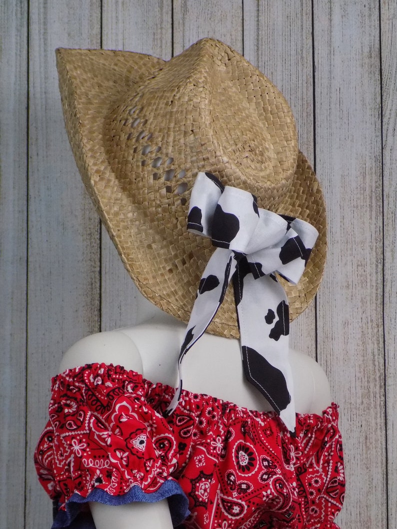 Girl Cow Outfit, Western Wear, Cowgirl, Pageant, Cow Dress, Crop Top ...
