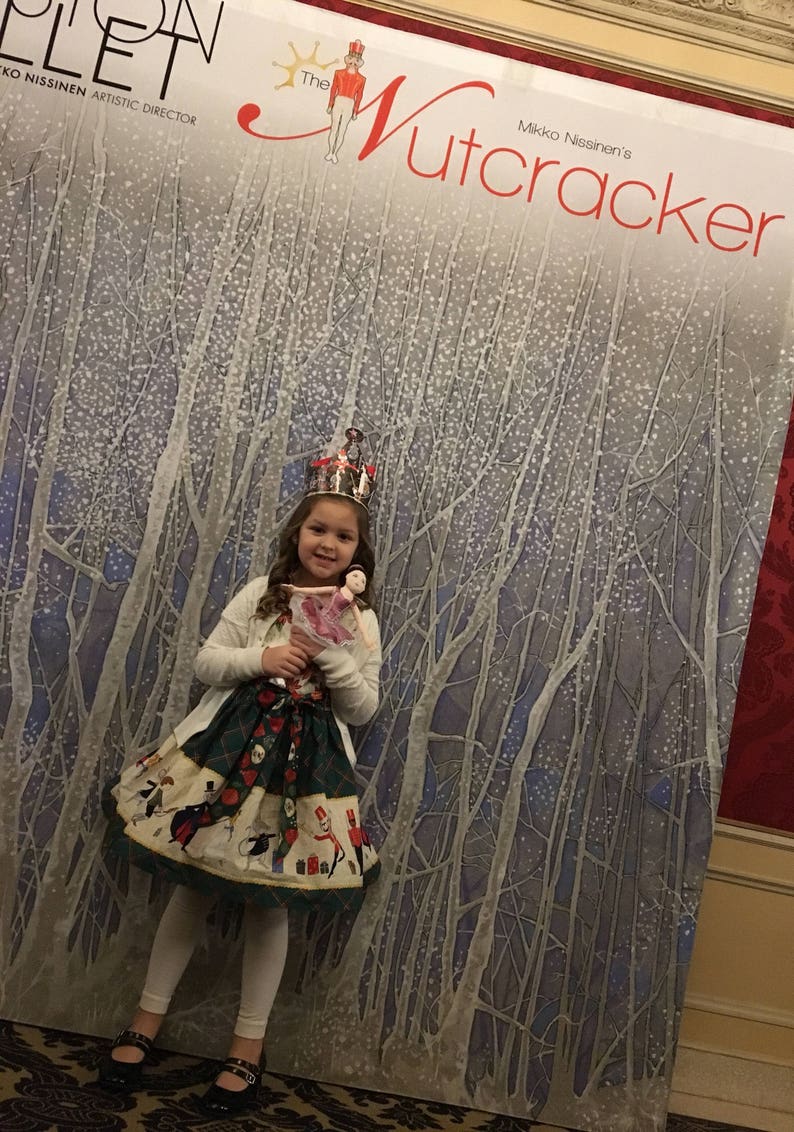 Girls Pima Nutcracker Dress main image 0