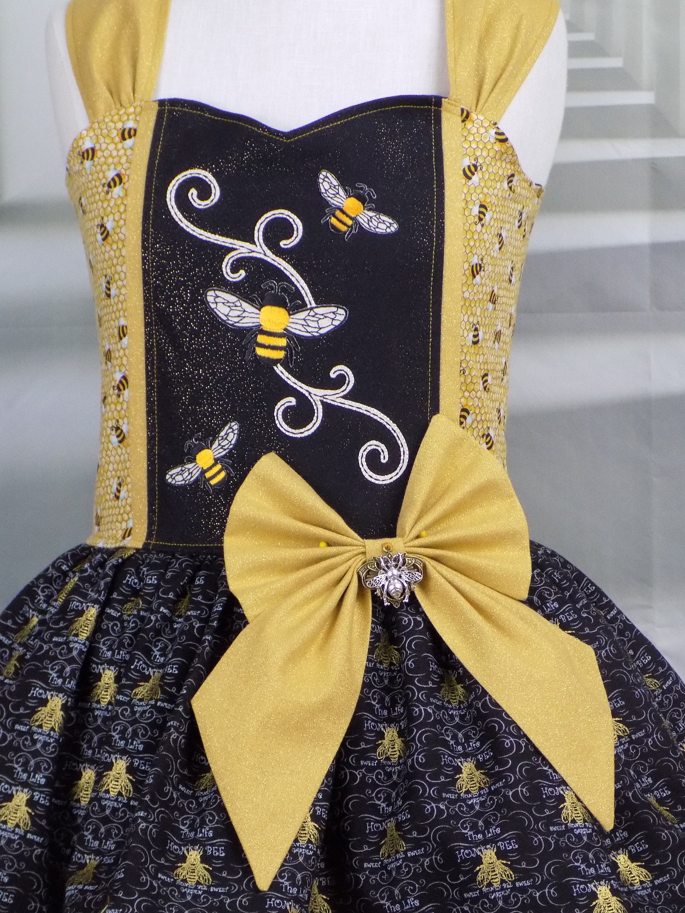 Queen Bee Outfit, Bee Pageant Dress, Queen of Bees Costume, OOC