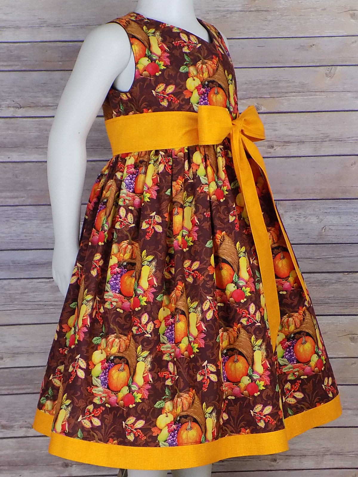 rotate brown sequin dress Pumpkin Thanksgiving Dress - Fall Holiday Outfit