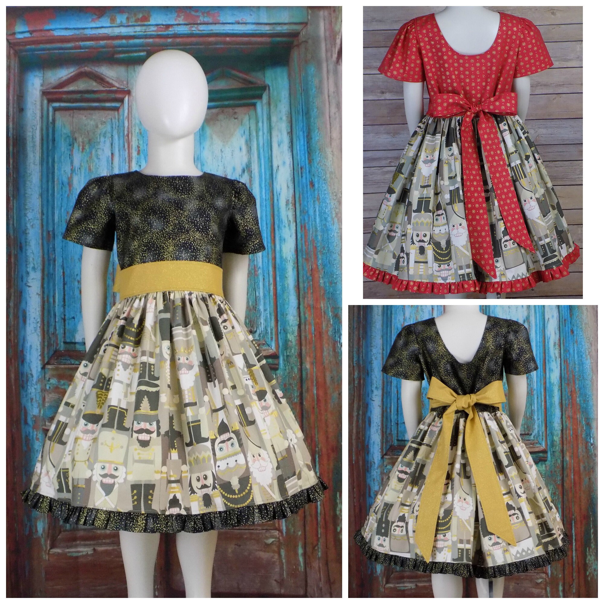 Nutcracker Dress Girls Christmas Dress 