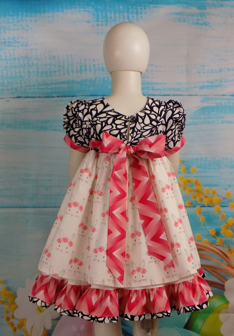 5T Girl Bunny Dress READY to SHIP Girls Easter Dress Etsy