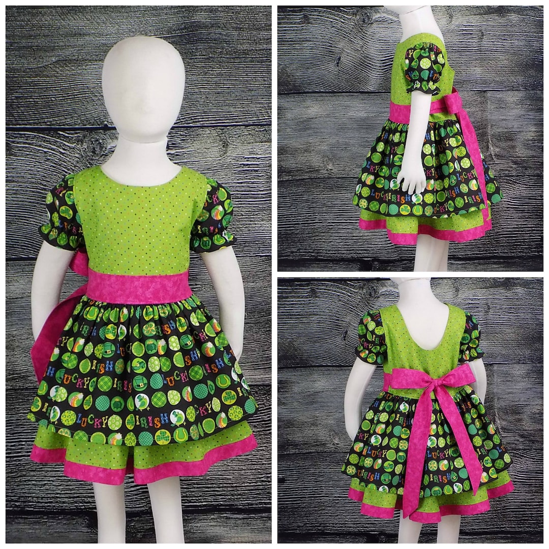 St. Patrick's Day Bow Tie Green Plaid Bow Tie Irish Bow