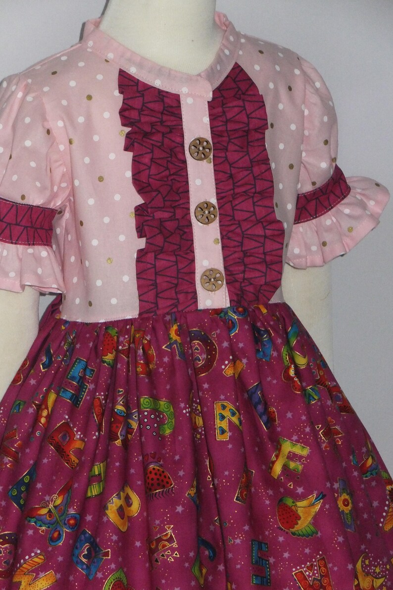 Girls Back to School Dress Girls Vacation Dress main image 0