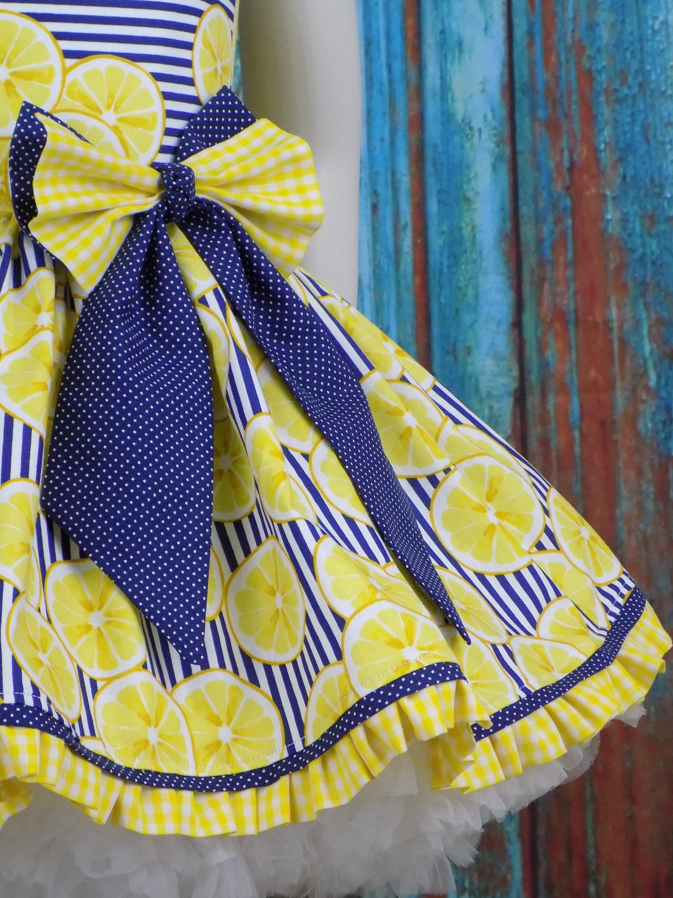 pinstripe blue dress ABIGAIL dress Navy Pinstripe 2X main image 1