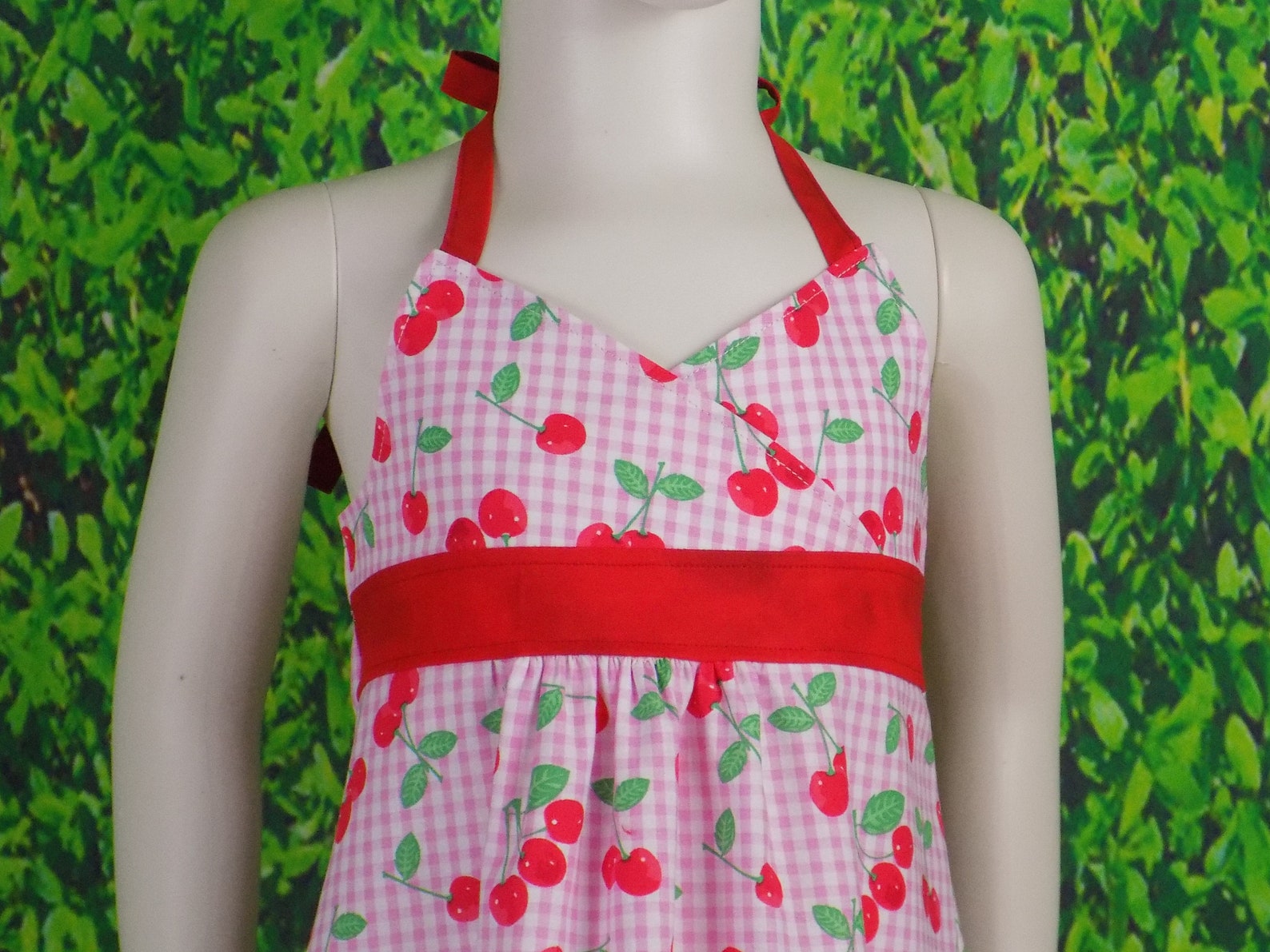 Mini Clementine Girls Dress - Wild Cherries
