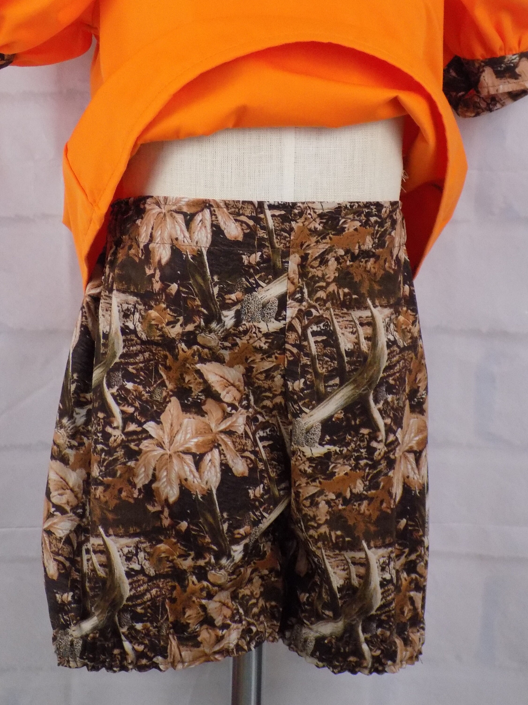 strapless open back dress Orange Camo Tank Dress – Haute Glam Boutique main image 0