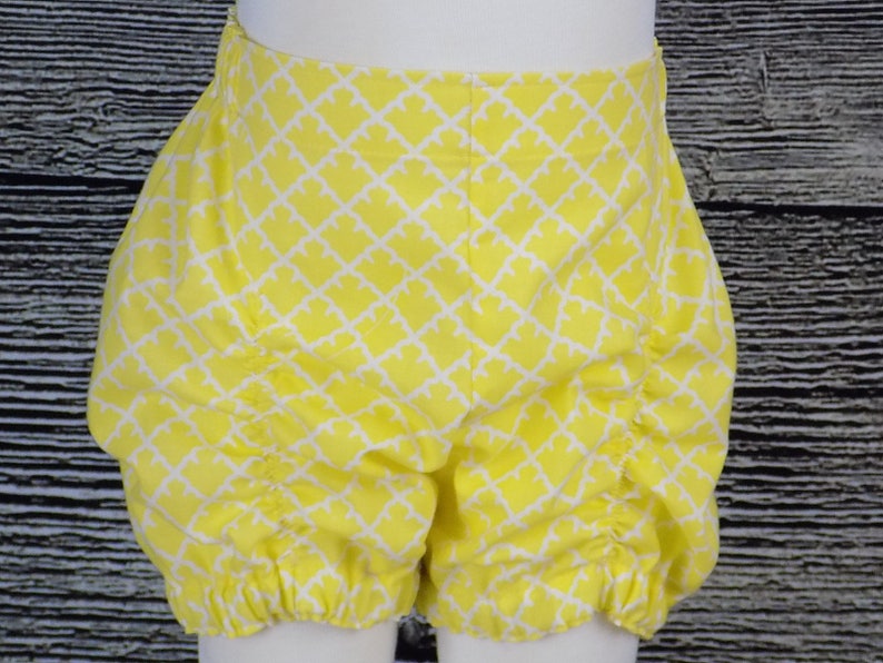 Girl Bubble Shorts Summer Short Yellow Shorts Toddler Etsy