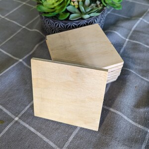 Unfinished wood 2024 square tiles