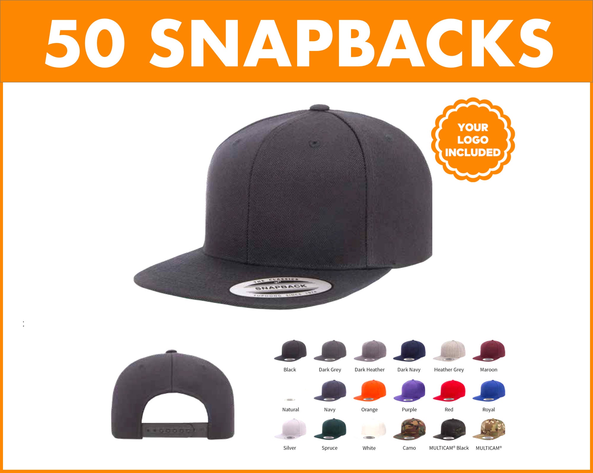 create custom snapback hats