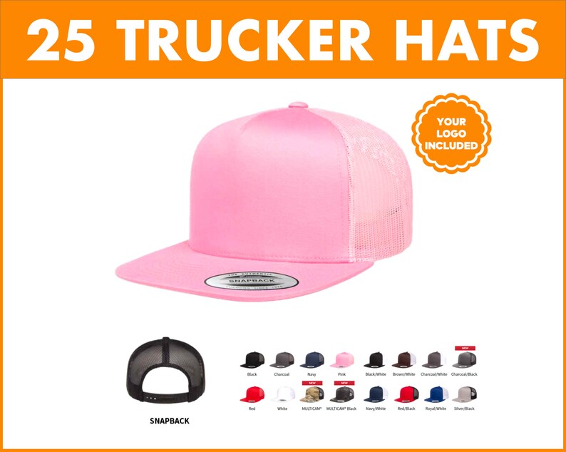 custom trucker hats bulk