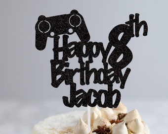 Video Game Birthday Cake Topper | Gaming Cake Topper| Gamer Birthday | Boy Birthday