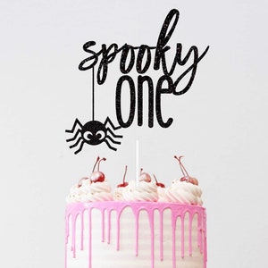 Spooky One Cake Topper | Halloween Birthday Cake Topper | One Cake Topper | Spooky Birthday Cake topper | Halloween 1st birthday