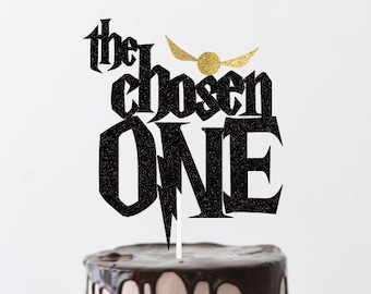 The Chosen One Cake Topper | First Birthday, Potter Party