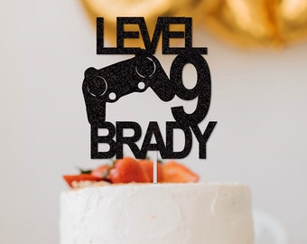 Video Game Birthday Cake Topper | Gaming Cake Topper| Gamer Birthday | Boy Birthday