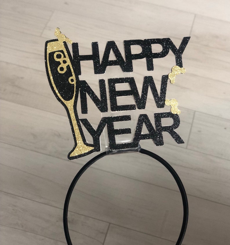 Happy New Year Headband. New Years Eve Hat. Happy New Year