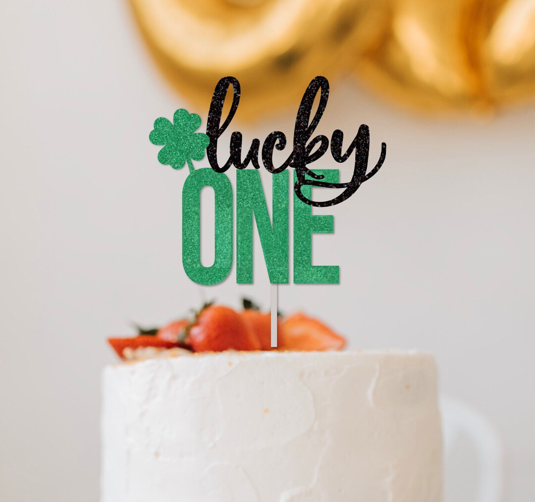 st patricks day 1st birthday cake