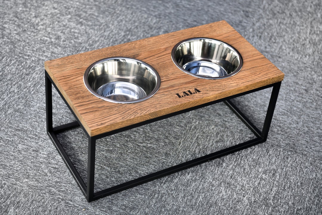 GIANT Double Elevated Dog Food Stand 45 Cm Height DOGER Pet Feeder