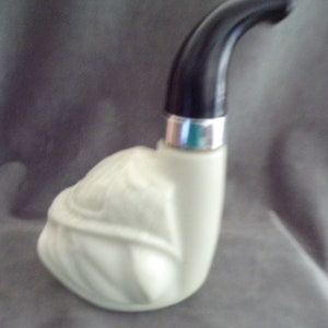 Vintage Avon Sherlock Homes Bull Dog Decanter Pipe After Shave Decanter Bottle 1970