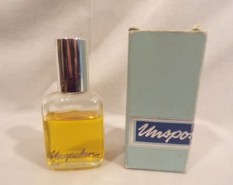 Vintage Avon Unspoken Cologne