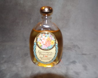 Vintage Avon Califorinia Perfume Anniversary Keepsake Sweet Honesty Bottle FULL