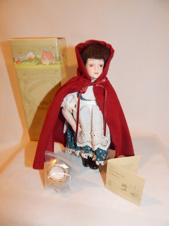 little red riding hood porcelain doll
