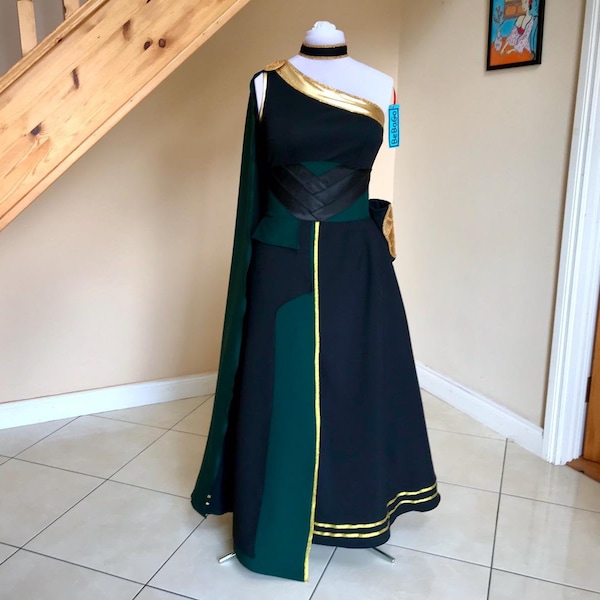 Robe de cosplay, costume de cosplay, robe longue lady